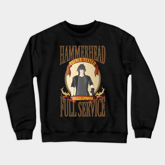 Hammerhead Full Service Crewneck Sweatshirt by TionneDawnstar